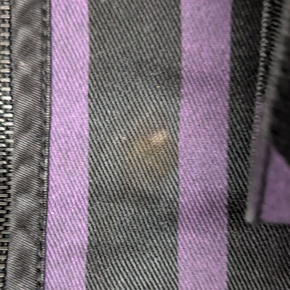 Awesome corset belt from lip service early 00's black and purple clown goth RARE - Picture 2 of 5